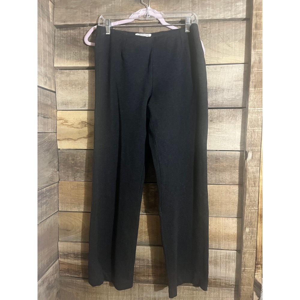 Coldwater Creek Classic Fit Black Pants Women's Size Unknown Wide Leg‎ Pleated